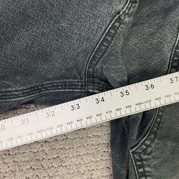 Distressed Carhartt Double Knee Pants 103334 BLK Mens 38 x 36 Fits 38x33.5 Black - Picture 14 of 14